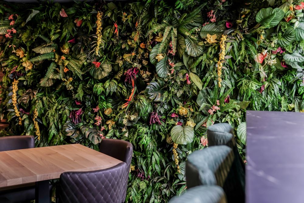 Kunstplantenwand